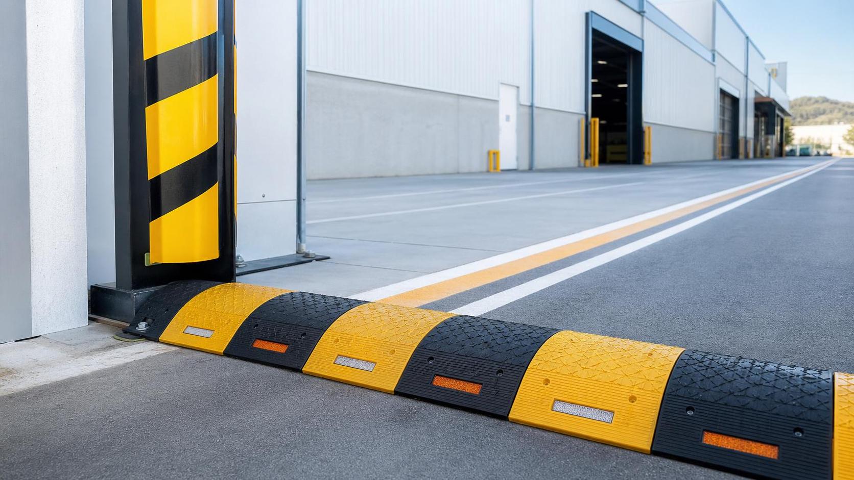 Plastic Speed Bumps for Parking Lots and Warehouses: Sizes, Load Ratings, and Installation Tips