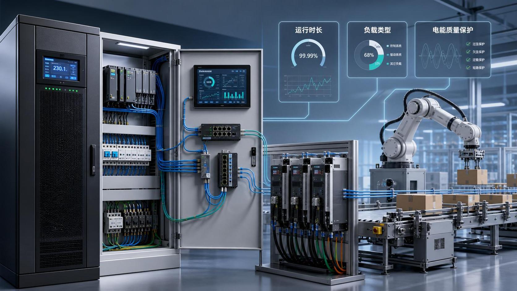 How to Choose a UPS for Industrial Automation: Runtime, Load Type, and Power Quality Explained