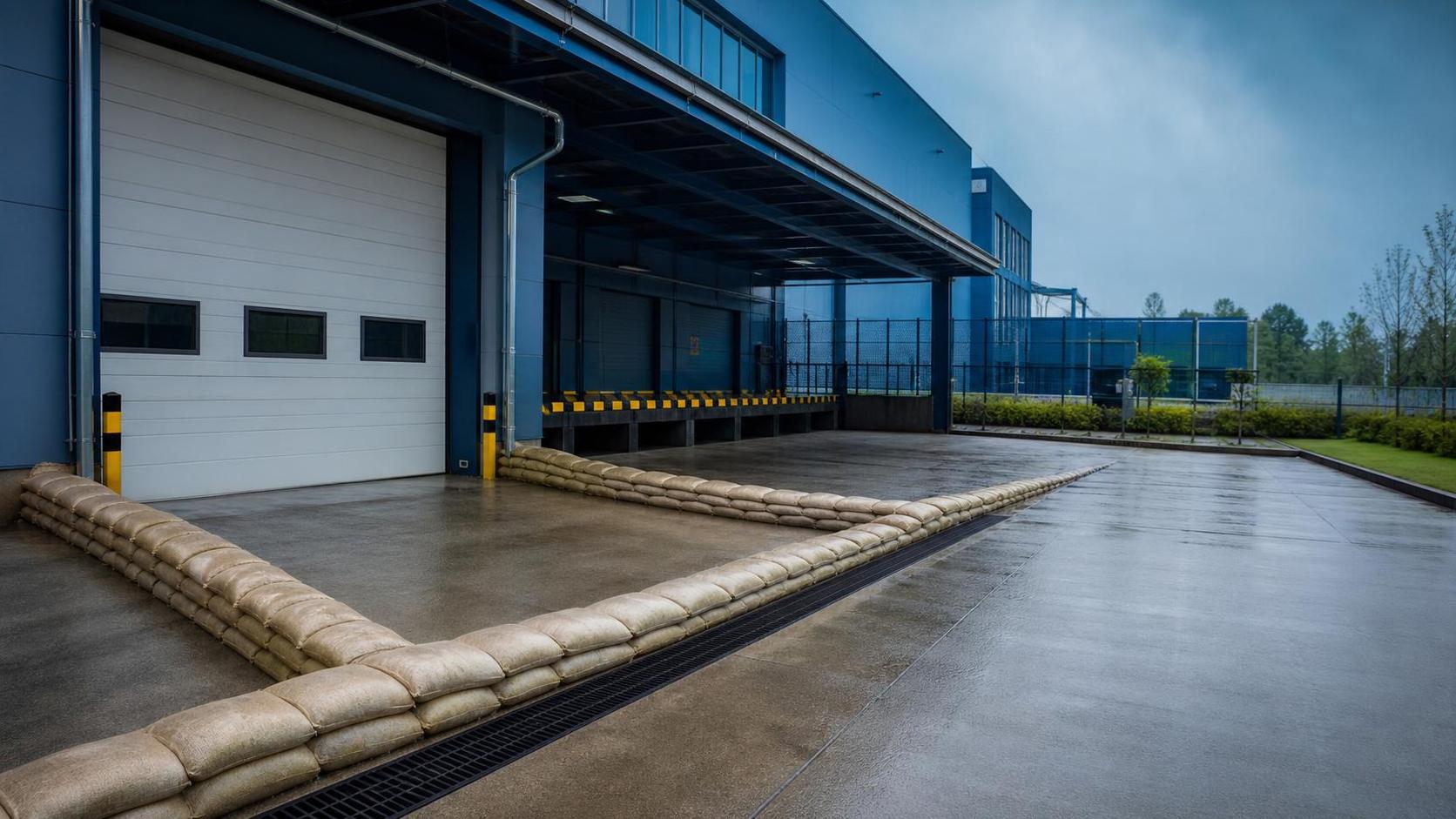 How to Use Flood Control Sandbags for Drainage Around Doors, Garages, and Loading Areas
