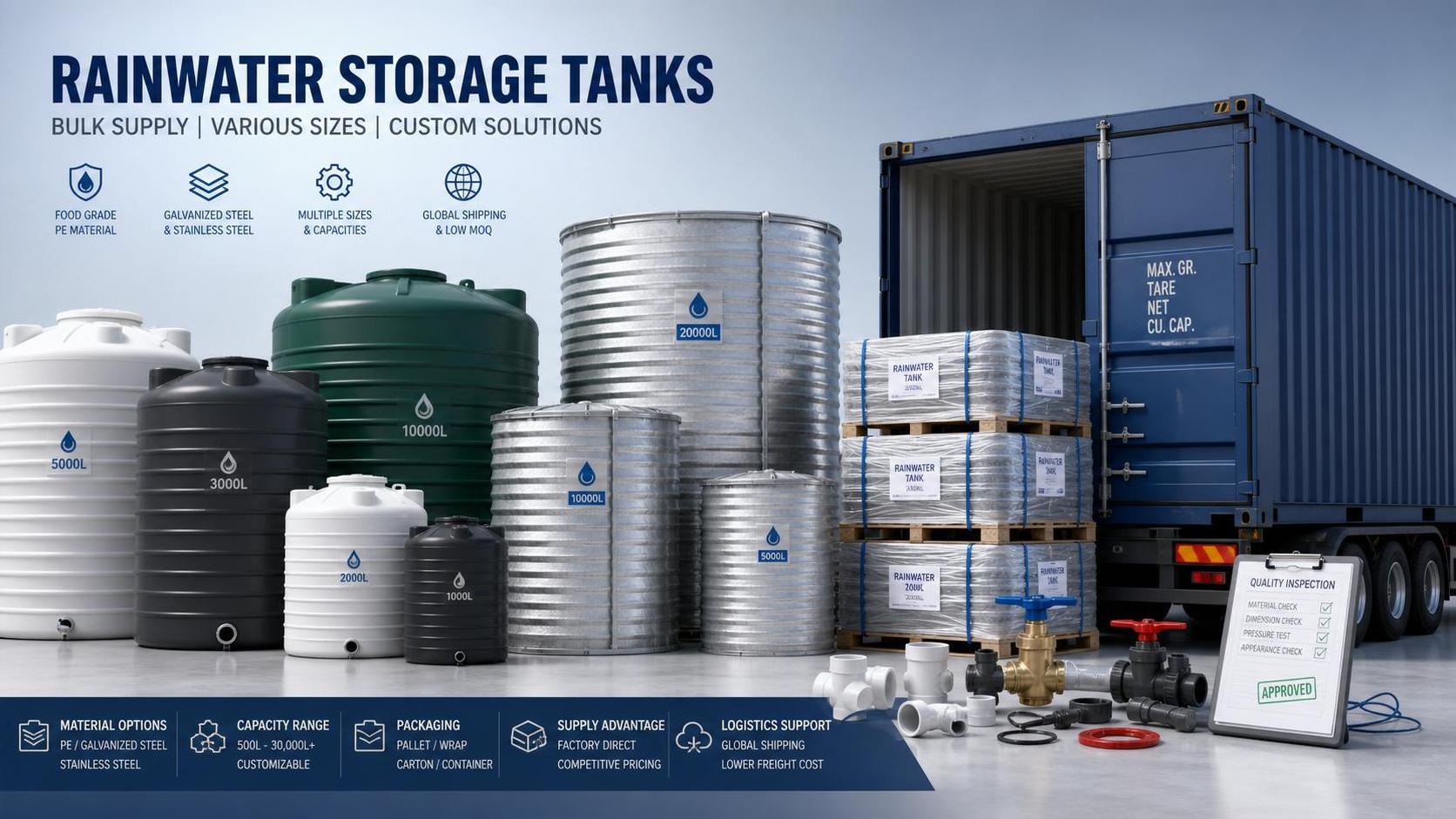 Rainwater Harvesting Tanks Wholesale Price: What Affects Bulk Cost and Supplier Quotes?