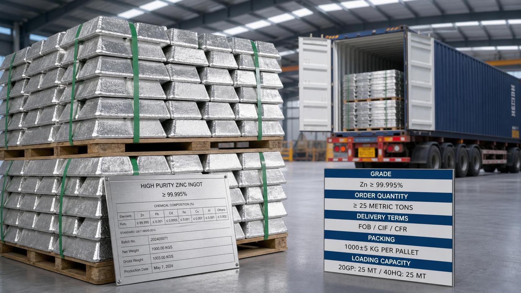 How Zinc Ingots Wholesale Price Changes with Grade, Order Volume, and Delivery Terms