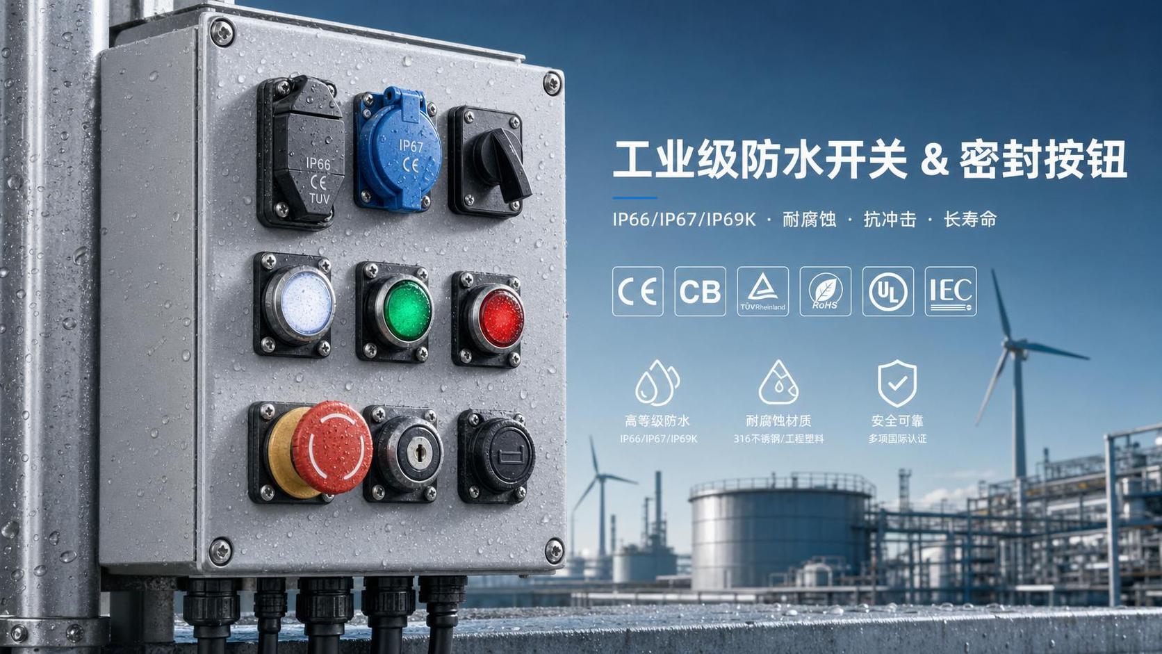 How to Evaluate a Weatherproof Switches Supplier for Outdoor and Industrial Projects