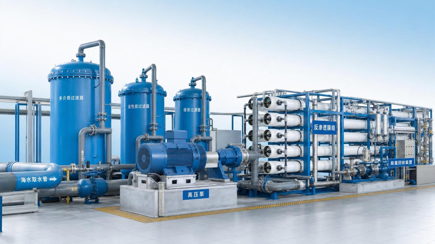 Reverse Osmosis Seawater Desalination Plant: Key Process Steps and Energy Use Explained