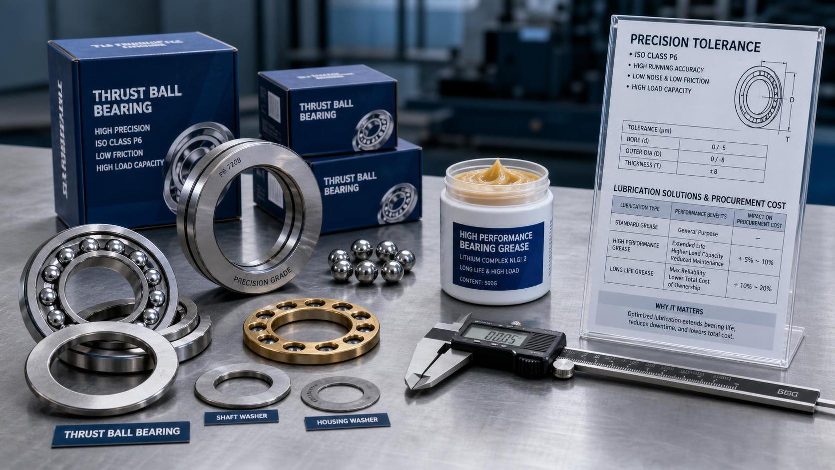 What Drives Thrust Ball Bearings Cost? Key Price Factors Buyers Should Compare