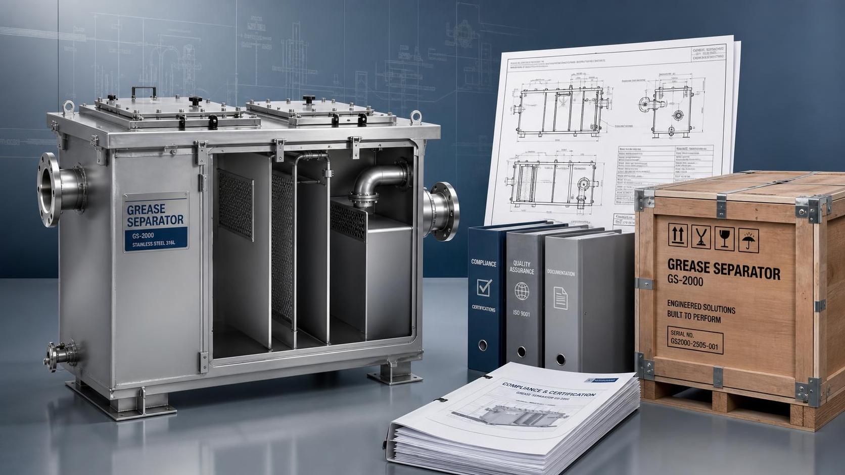 How to Evaluate a Grease Interceptor Supplier for Compliance, Quality, and Lead Time