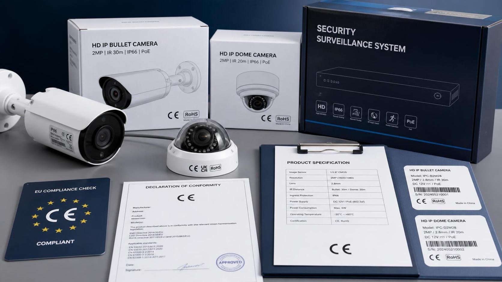 What CE Marking Means When Buying CCTV Camera Wholesale in the EU