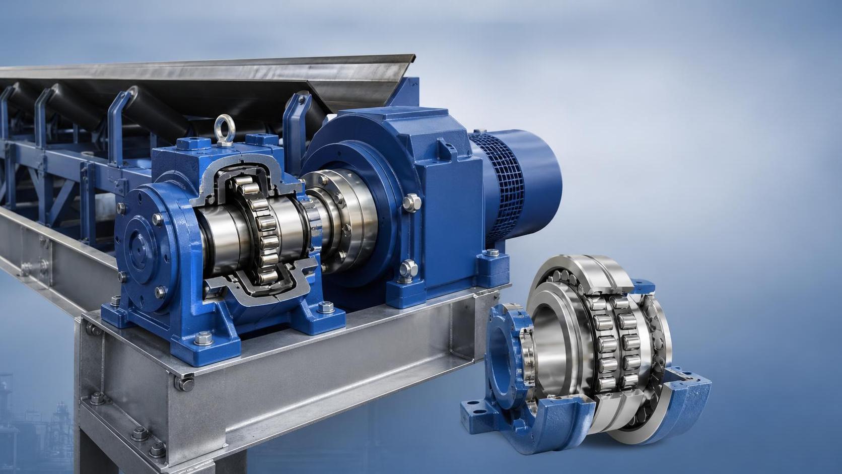 How to Select Split Spherical Roller Bearings for Hard-to-Access Conveyor Drives
