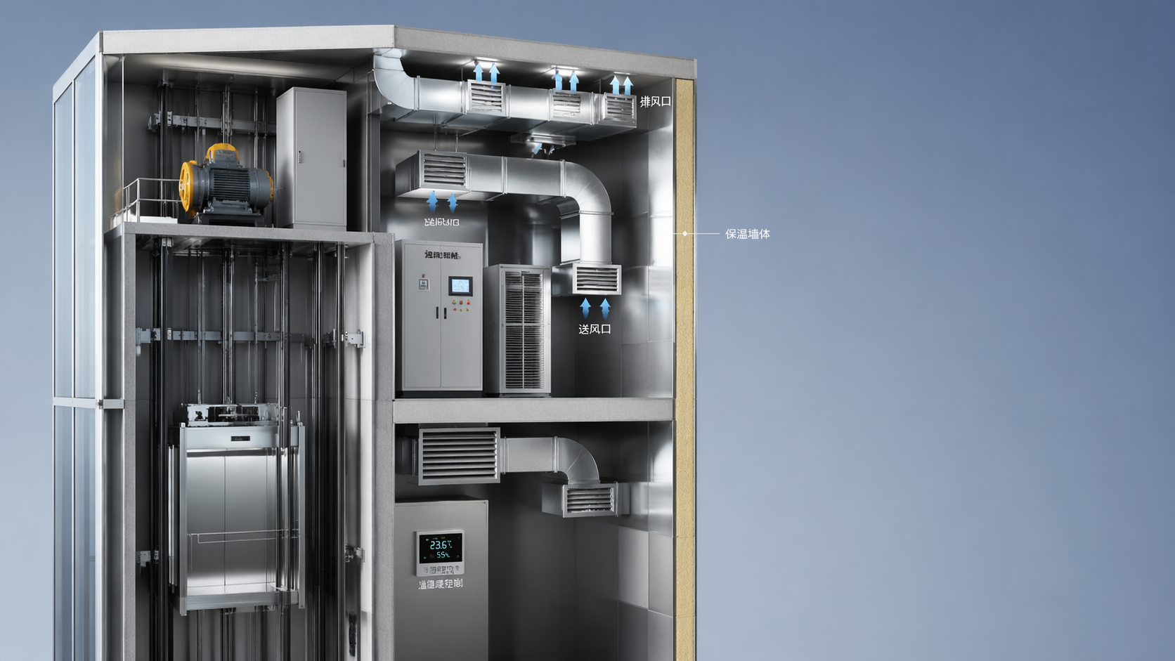 Can HVAC Planning Improve Vertical Transportation?