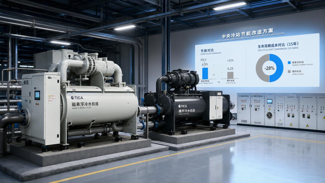 Magnetic Levitation Chillers vs Screw Chillers in Retrofit Jobs