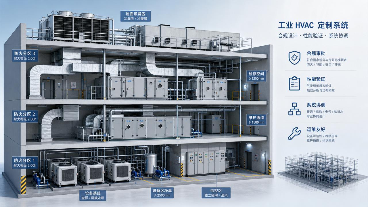 Industrial HVAC Custom Designs That Fail at the Approval Stage