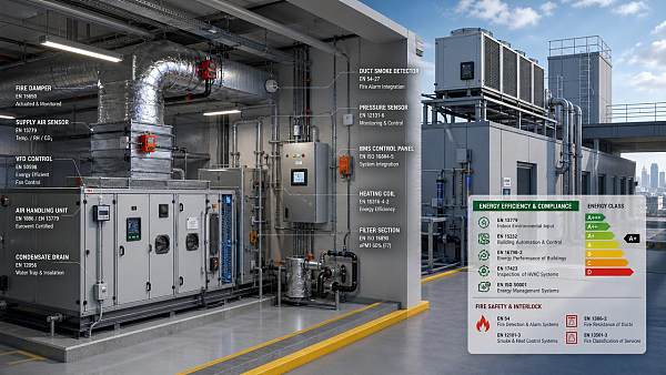 Where EN Building Regulations for HVAC change project scope