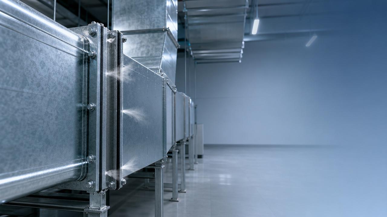 How much duct leakage is normal in current HVAC field data?