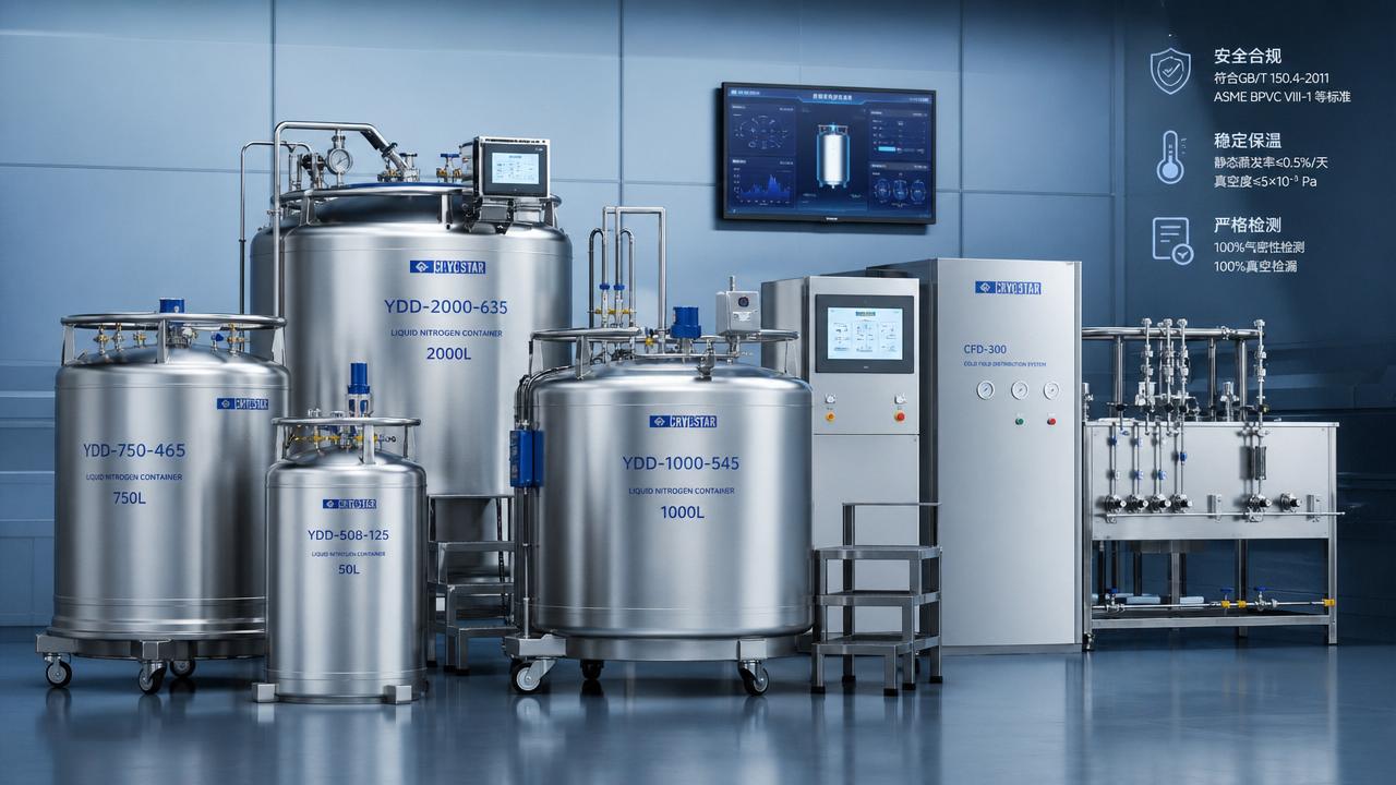 How to compare a cryogenic storage manufacturer