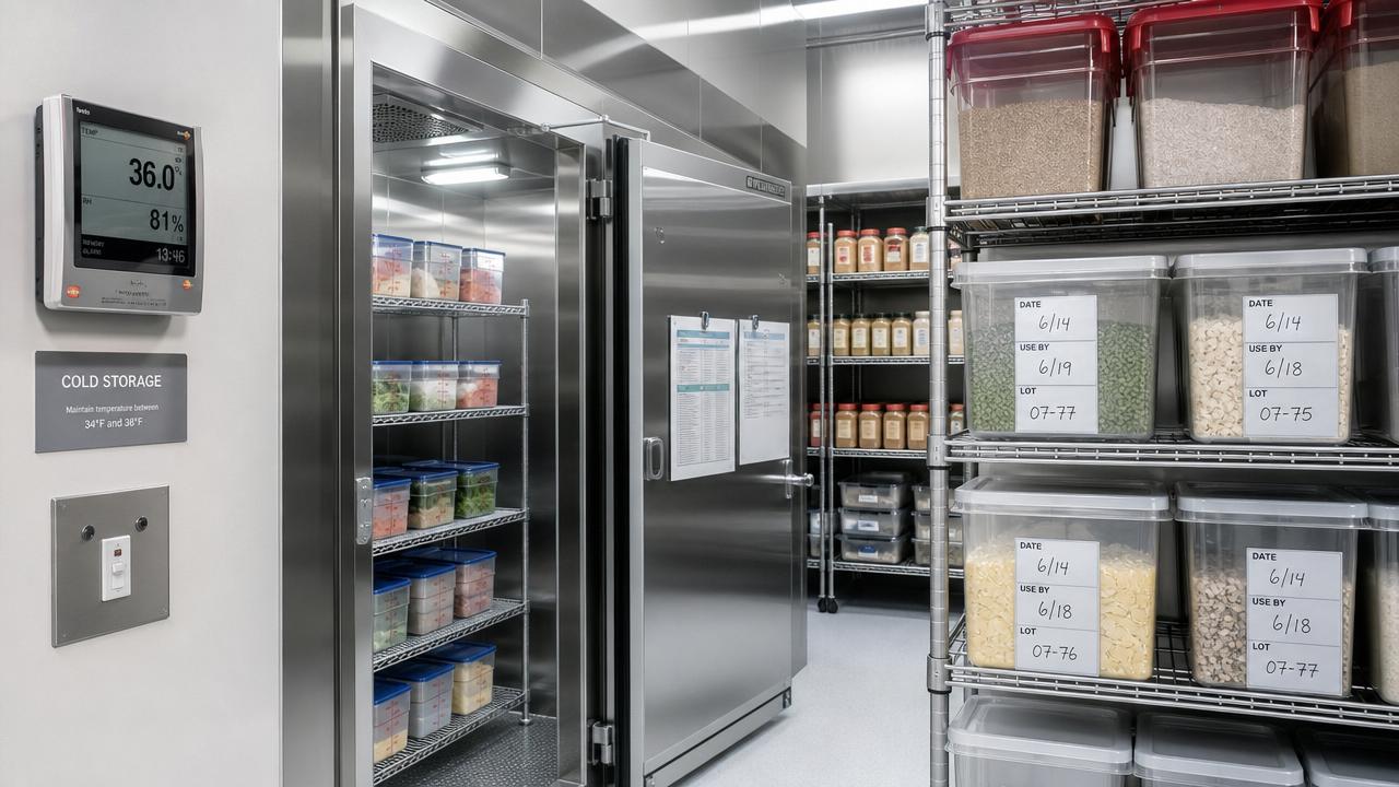 What food storage solutions help restaurants cut waste