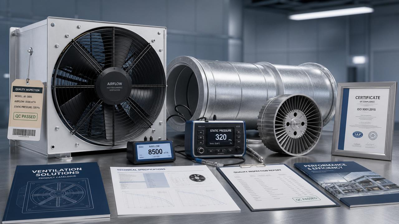 How to judge an exhaust fan manufacturer before ordering
