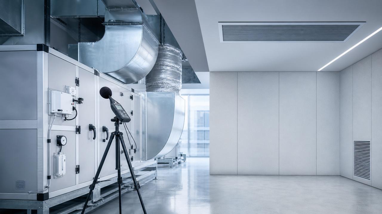 What hvac system noise level (db) is acceptable?