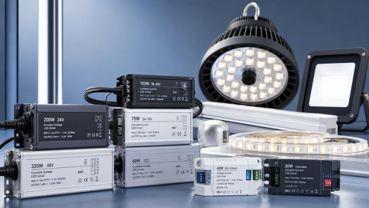 LED Power Supplies Selection Guide: Voltage, Wattage, IP Rating, and Dimming