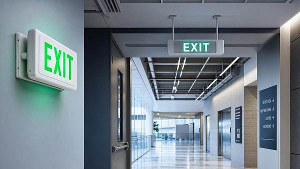 LED Emergency Exit Signs: Battery Backup, Mounting Types, and Code Checks LED Emergency Exit Signs: Battery Backup, Mounting Types, and Code Checks