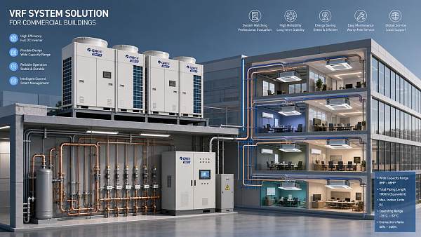 How to Evaluate a VRF System Manufacturer for Large Building HVAC Projects