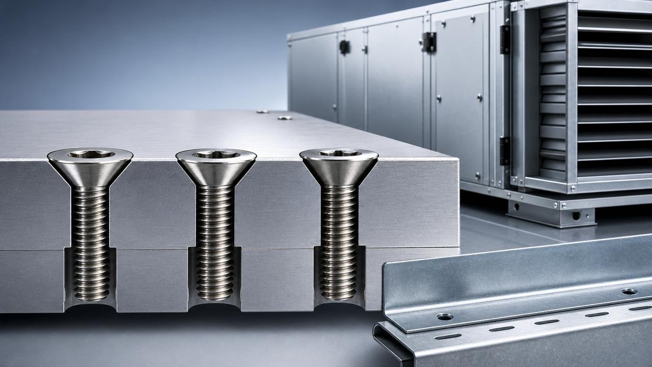 Countersunk Machine Screws: Size Standards, Head Angles, and Fit Problems Explained