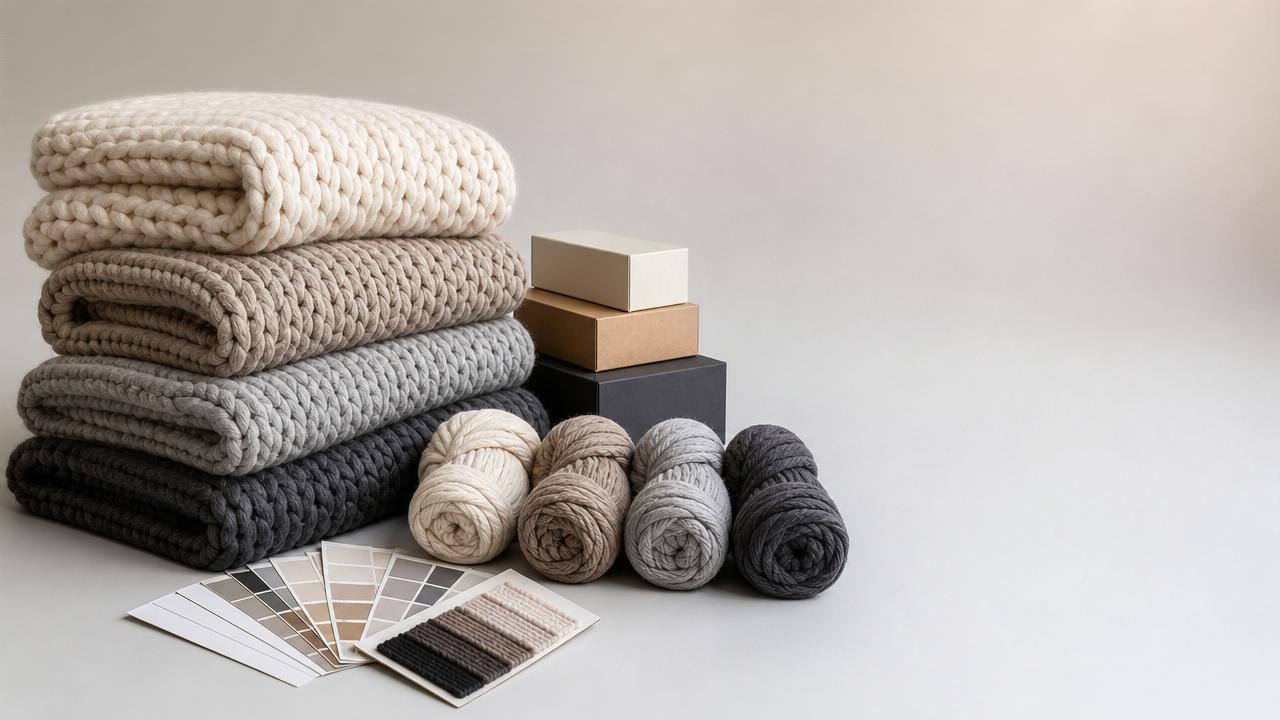 Chunky Knit Blanket Wholesale: How to Compare MOQ, Material Quality, and Lead Time