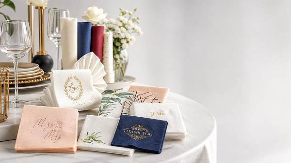 Custom Printed Napkins for Events and Restaurants: Material, Print Methods, and MOQ Explained