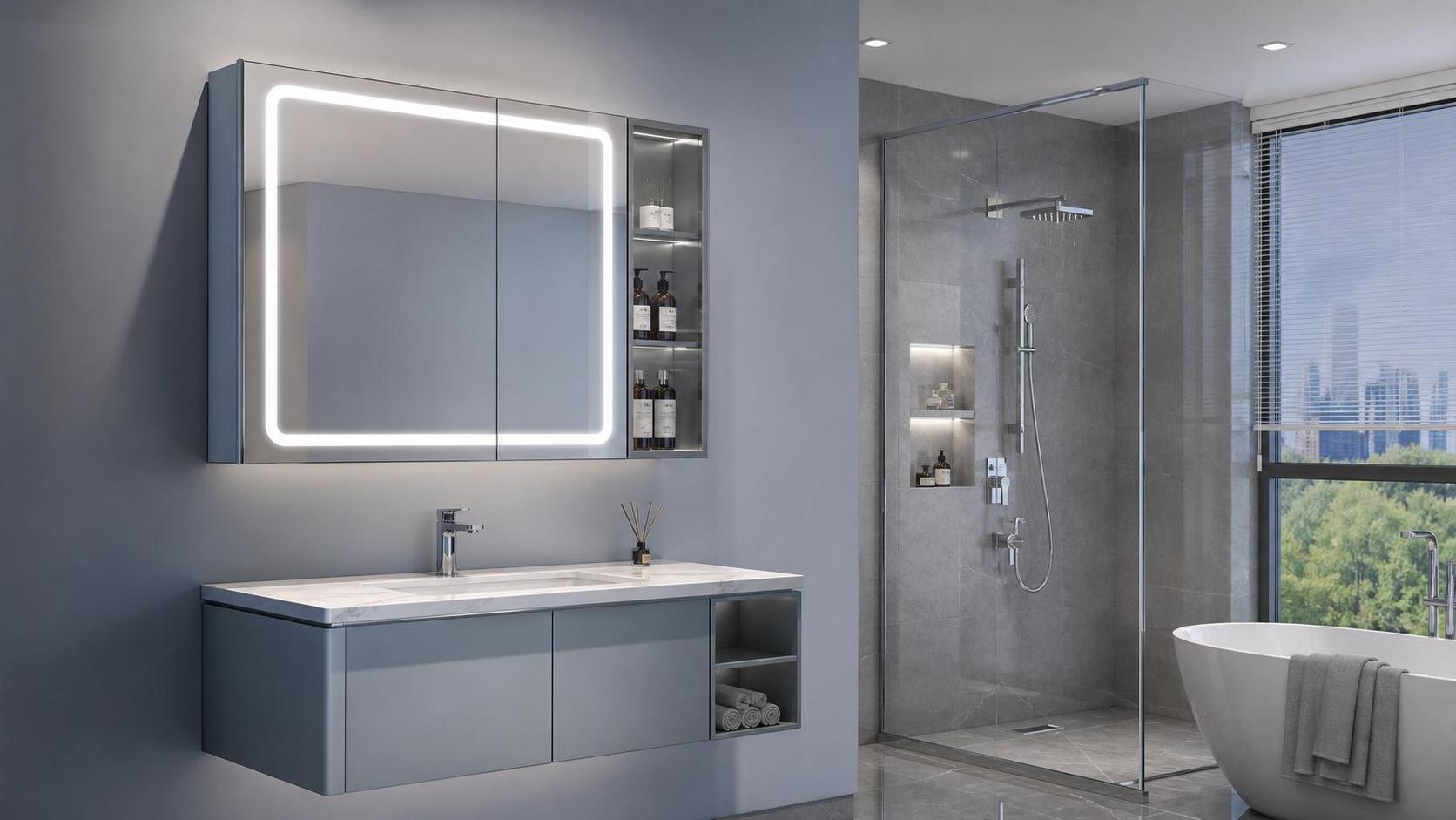 LED Bathroom Mirror Cabinet Selection Guide: Sizes, IP Rating, and Installation Needs
