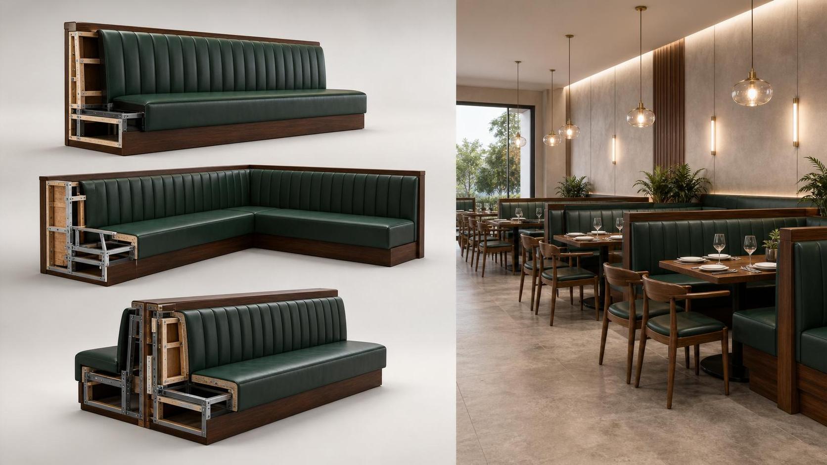 Wholesale Diner Booths: How to Compare Materials, Layout Options, and Lead Times