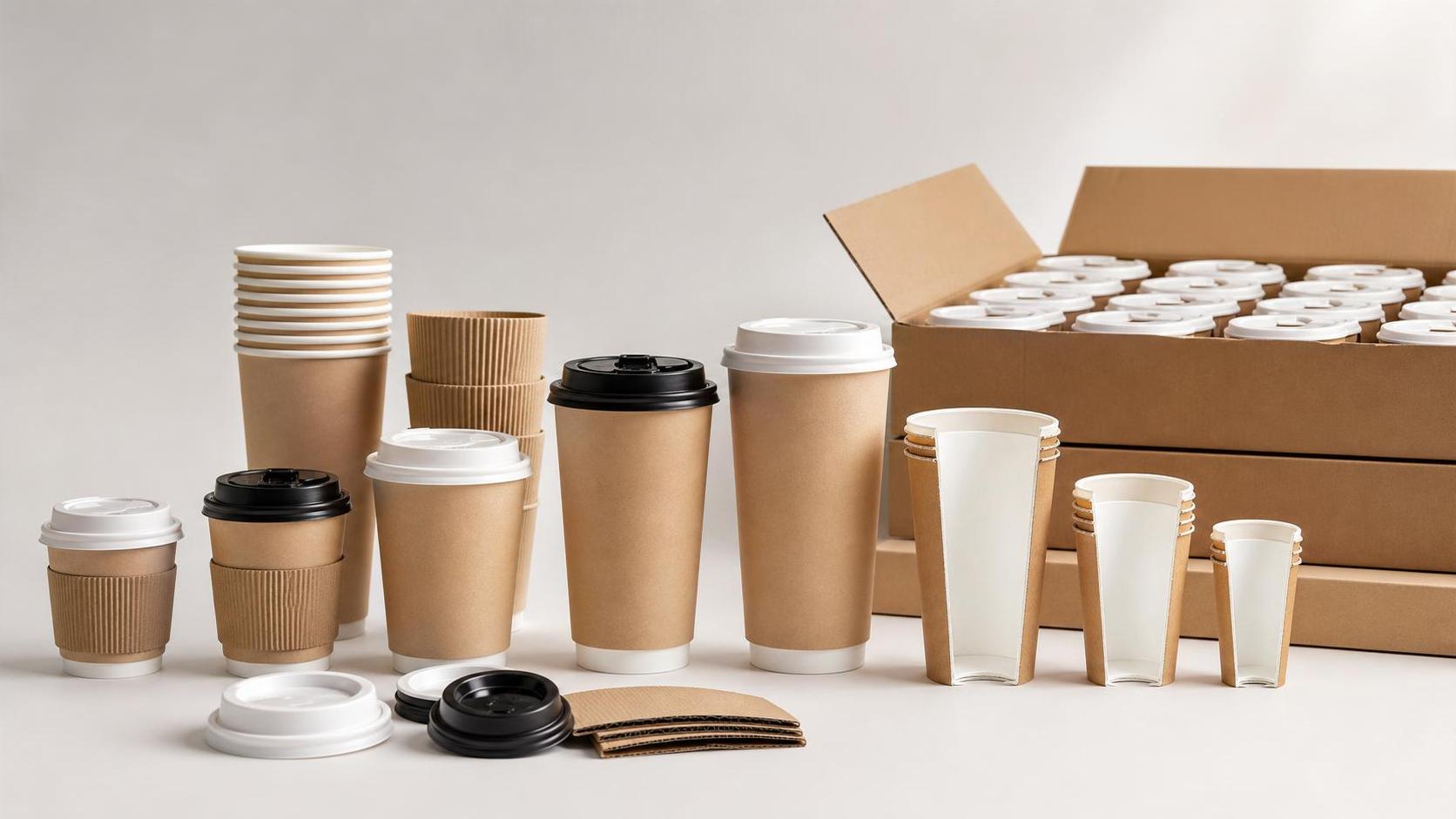 Wholesale Paper Coffee Cups: How to Compare Sizes, Lids, Coatings, and Case Costs