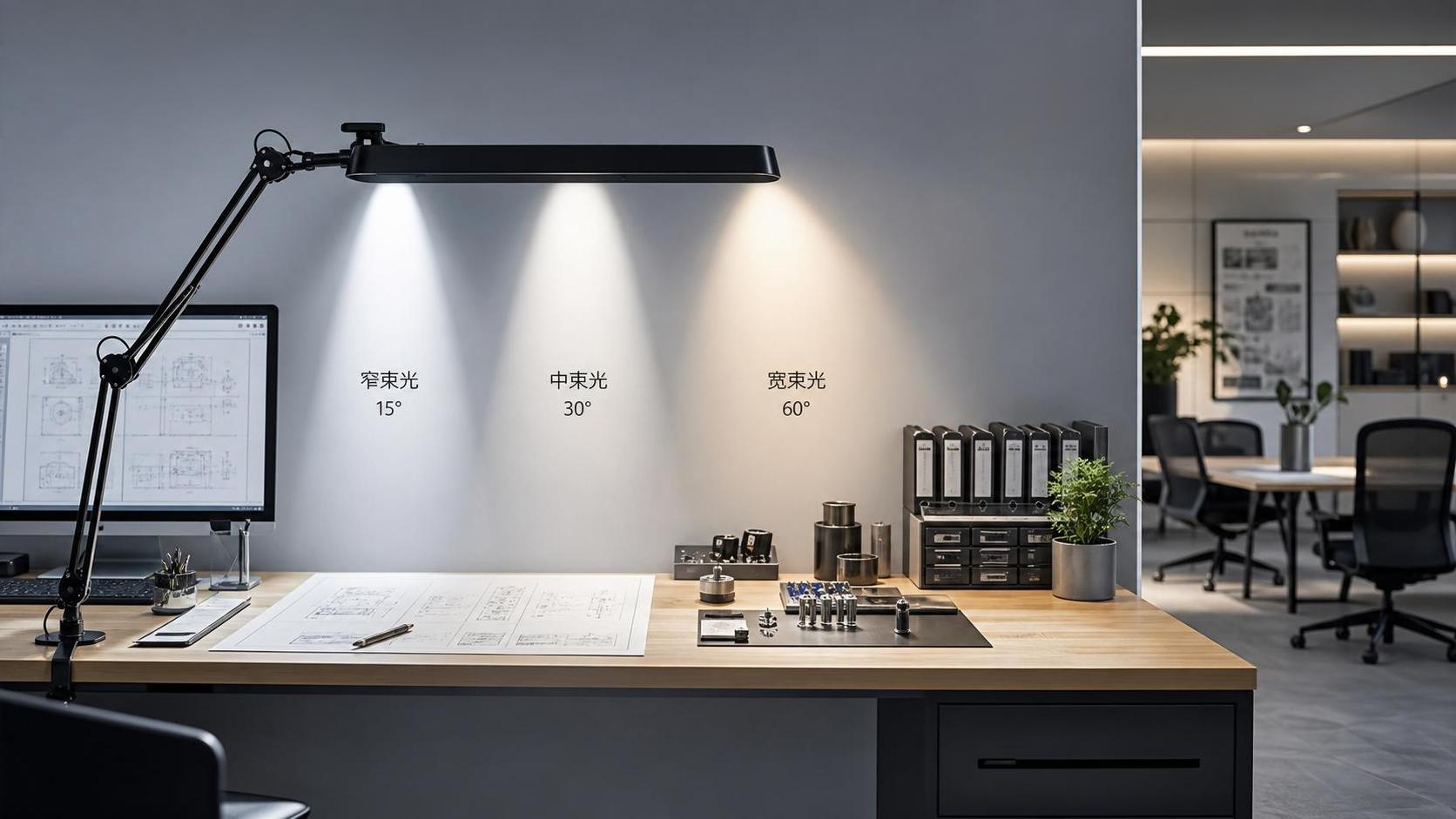 Task Lighting for Workspaces: How to Choose Beam Angle, Brightness, and Color Temperature