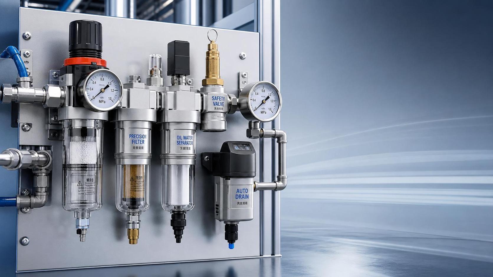 How to Choose Air Compressor Accessories for Pressure Control, Filtration, and Safety
