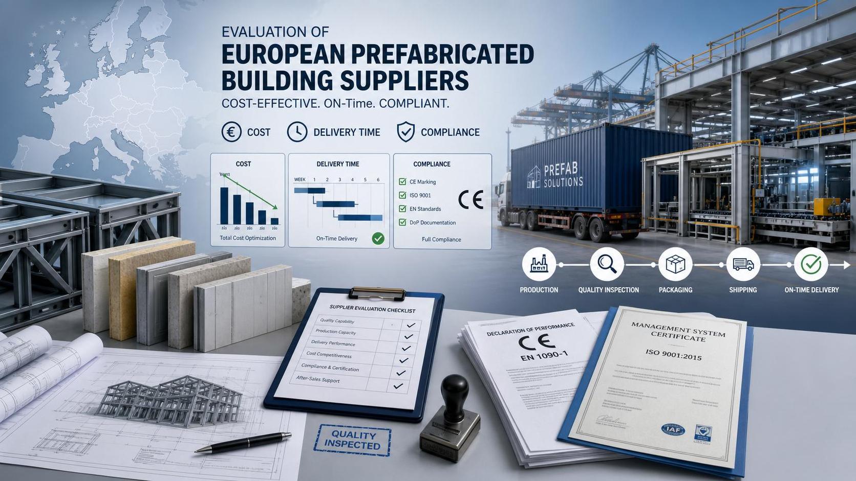 How to Evaluate a Prefab Construction Supplier in Europe for Cost, Lead Time, and Compliance