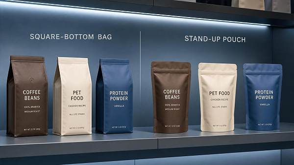 Flat Bottom Pouches vs Stand-Up Pouches: Which Pack Format Works Better on Shelf?