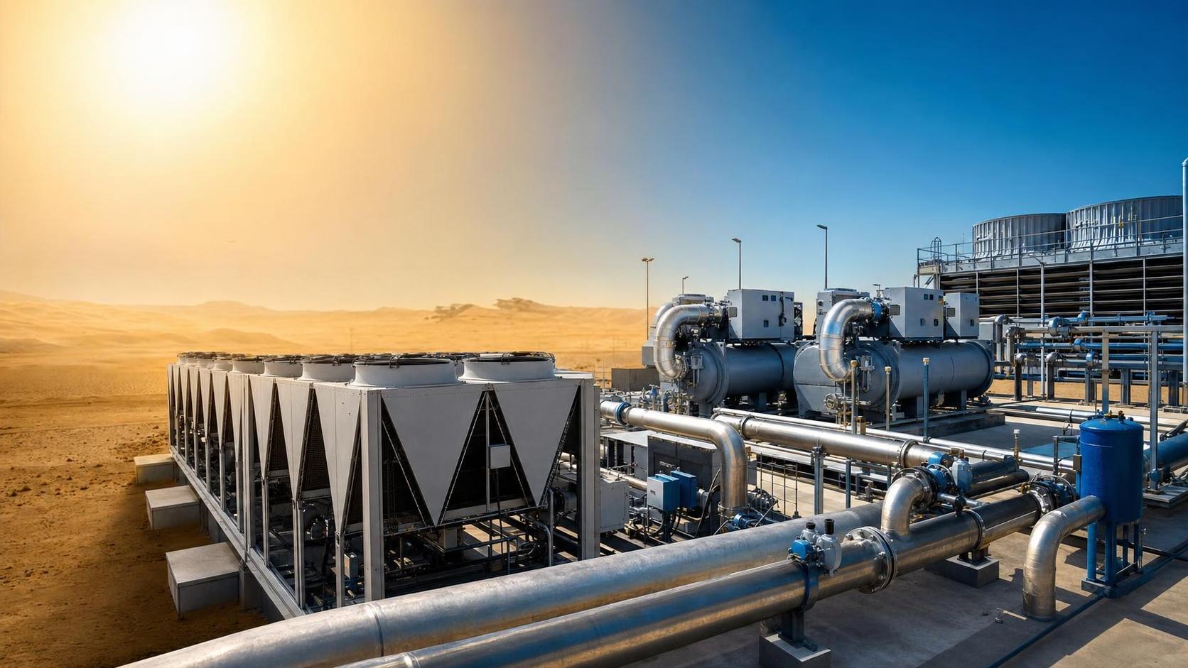 Large-Scale Cooling in the Middle East: How to Compare Chiller Options for Extreme Heat