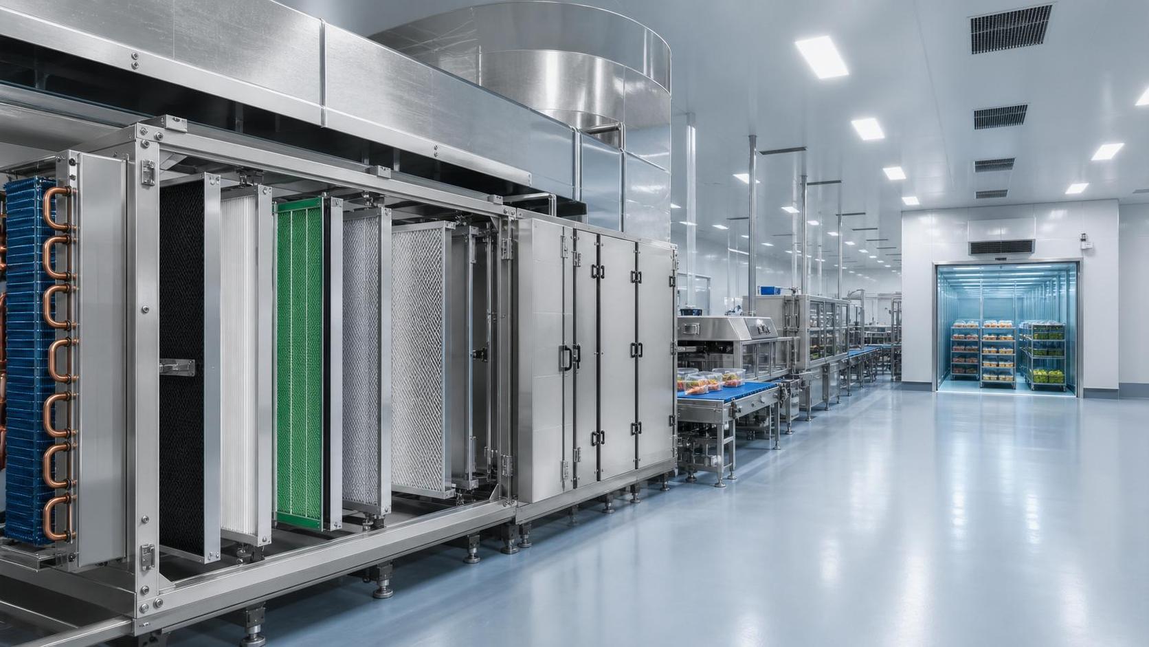 AHU Filtration Efficiency (MERV) in Food Processing: How to Meet Hygiene Needs