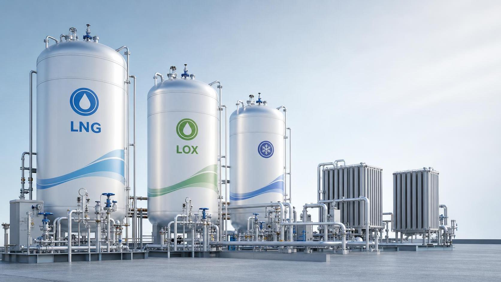 How to Choose Cryogenic Storage Tanks for LNG, LOX, and Liquid Nitrogen Applications