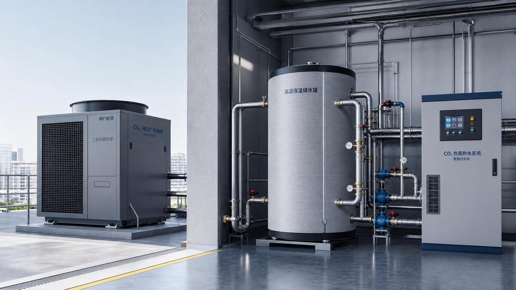 How to Evaluate CO2 Heat Pump Systems for Commercial Hot Water Projects