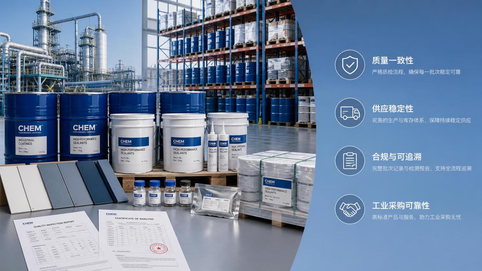 How to Evaluate a High-Performance Chemicals Supplier for Quality and Supply Reliability