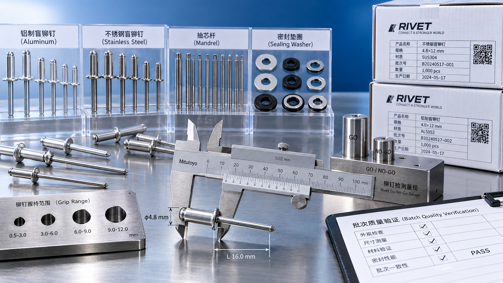 Buying Blind Rivets Wholesale: How to Verify Material, Grip Range, and Lot Quality