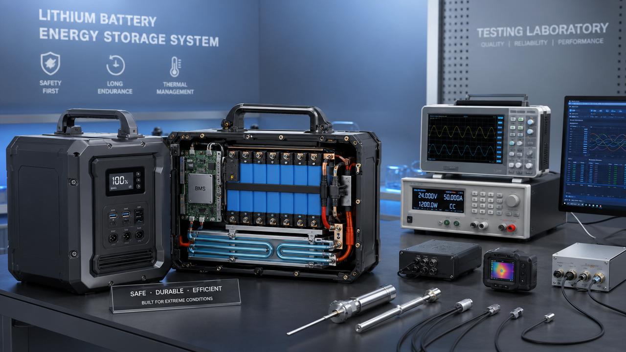 Portable Lithium Battery Storage Design: Key Safety and Runtime Trade-Offs