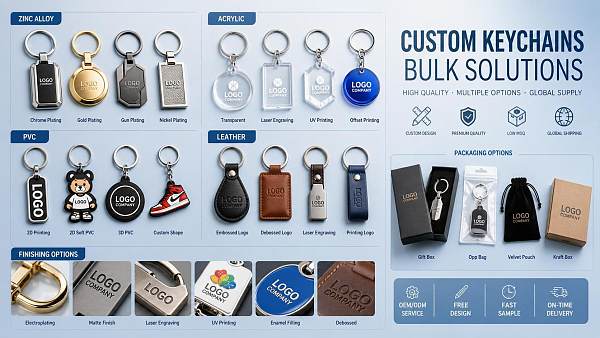 How to Compare Customized Keychains for Bulk Orders