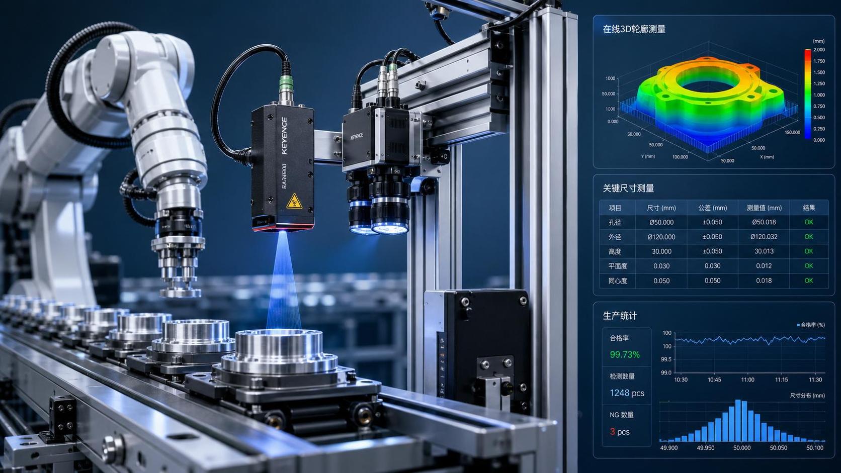 Choosing a Non-Contact Metrology System for Automation