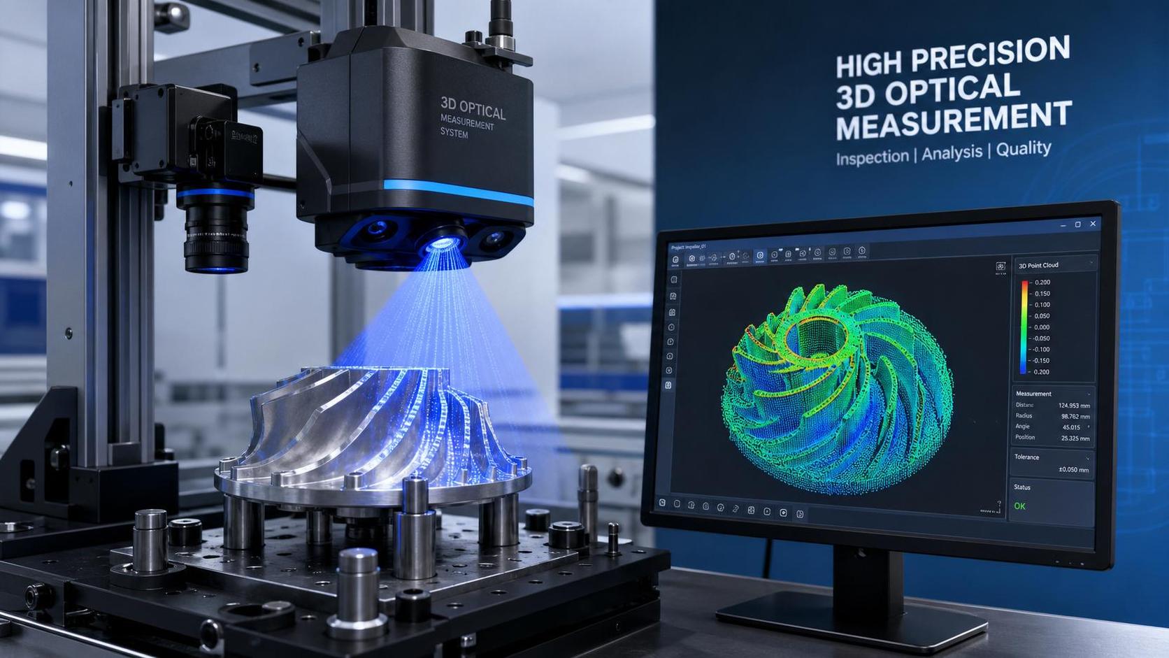 How to Compare 3D Optical Measurement Systems for Tight-Tolerance Parts