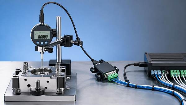 How to integrate a digital gauge RS232 output with SPC software