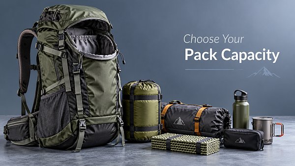 How to choose the right capacity for weekend hiking backpacks