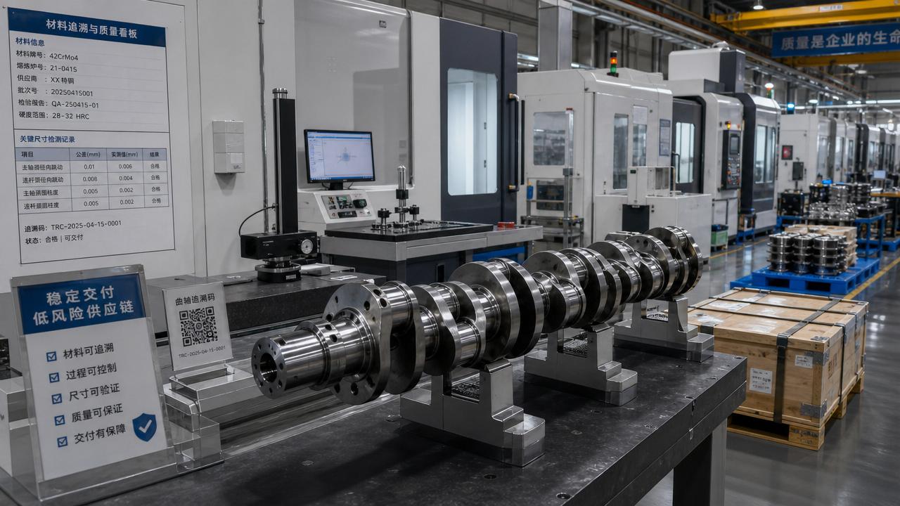 Crankshaft Manufacturer Factory Review: What Separates Stable Supply from Risk