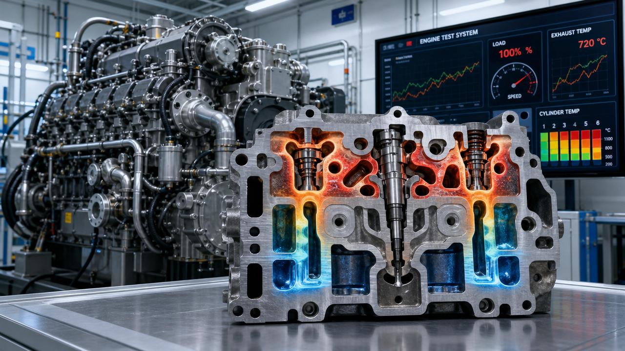 Cylinder Head Thermal Stress Data for Preventing Costly Overload Failures