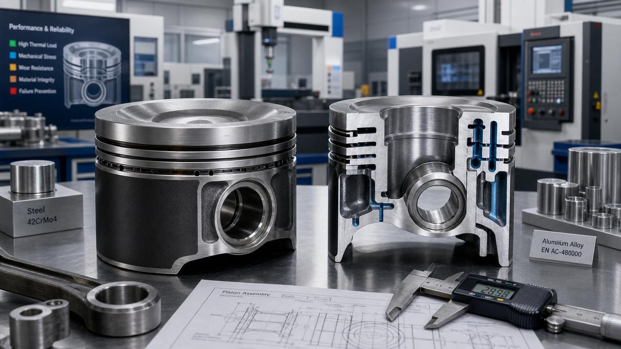 Heavy Duty Piston Manufacturer Selection: Material Grades, Heat Resistance, and Failure Risk