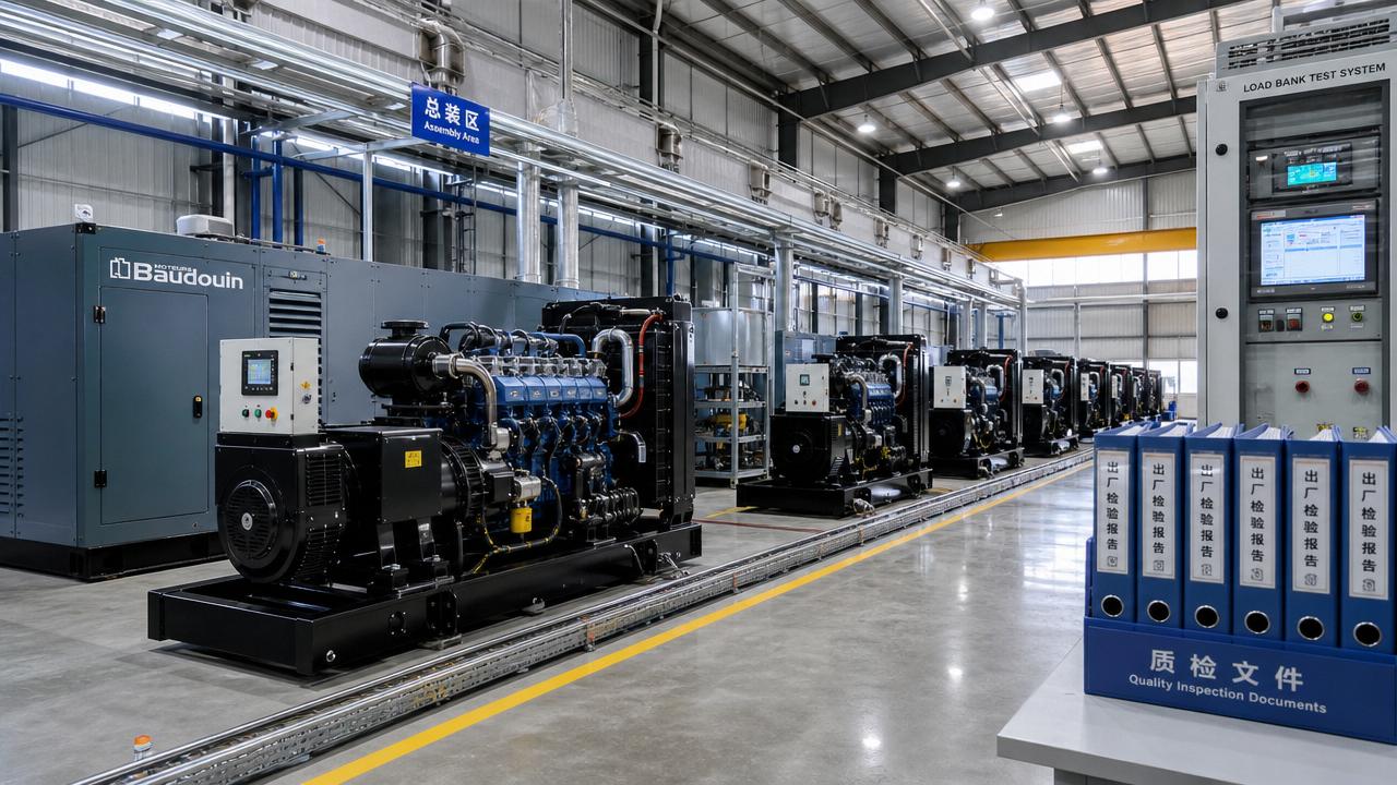 What to Verify Before Choosing an Industrial Diesel Generator Factory