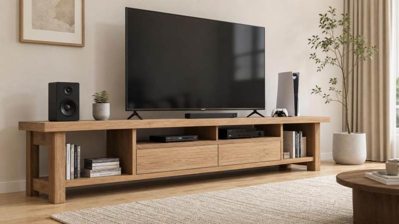 Modern TV Stand Wood: How to Choose the Right Finish and Load Capacity
